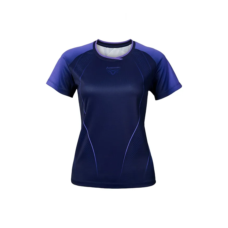 Kawasaki T Shirt Женская Темно-фиолетовая