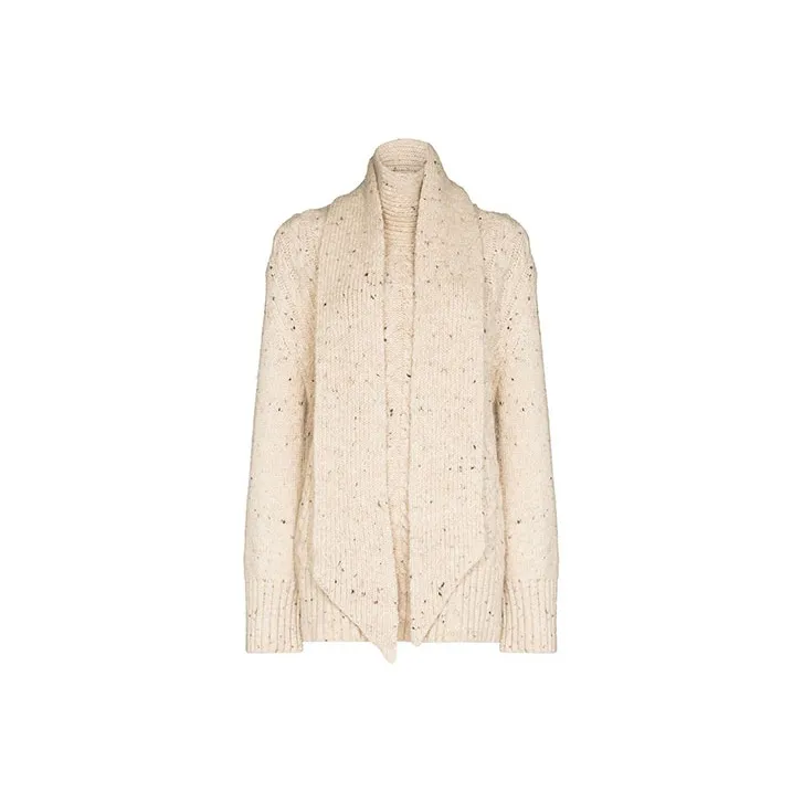 GANNI Cable Knit Sweater 'Vanilla Ice'
