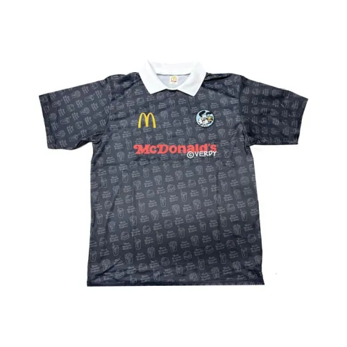 McDonald's VERDY Co Branded FW23 Черный Унисекс Футбольные Джерси