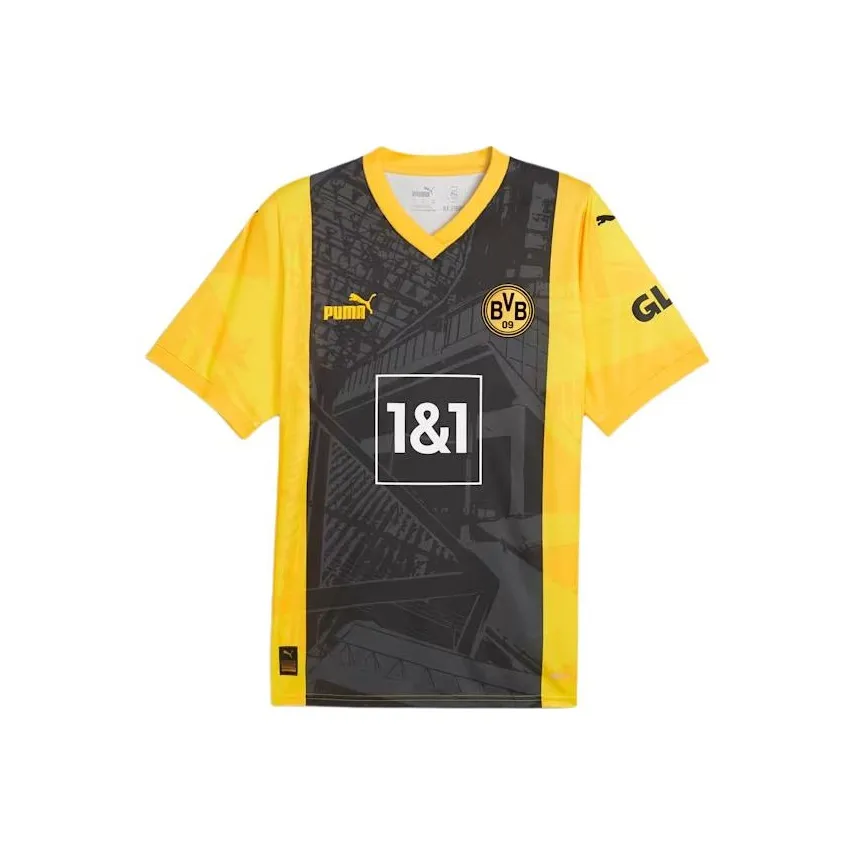 PUMA Футбол Джерси Мужской Черный Желтый