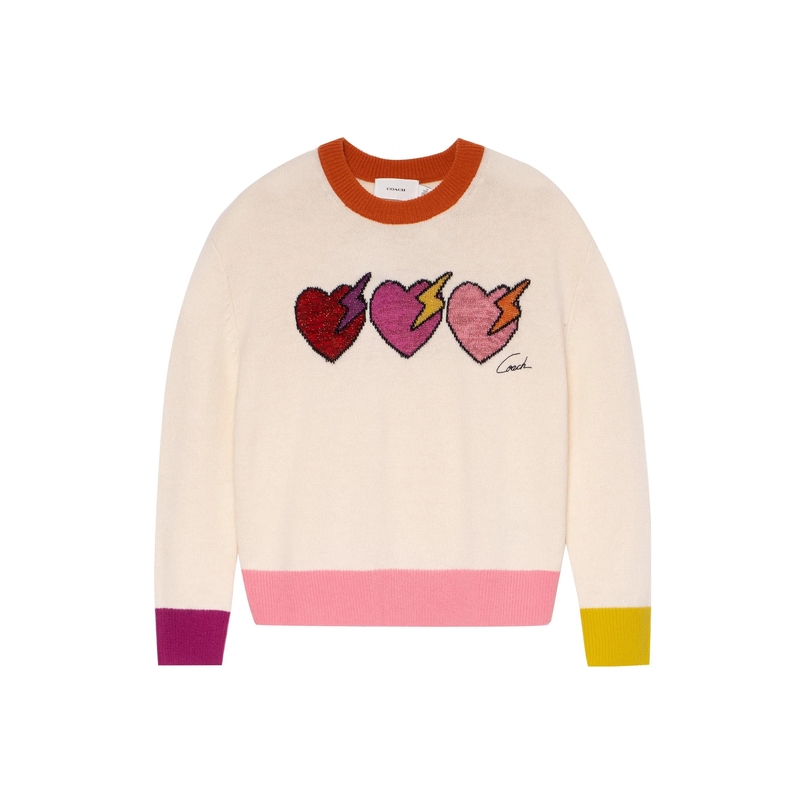 COACH Бежевые Женские Свитеры