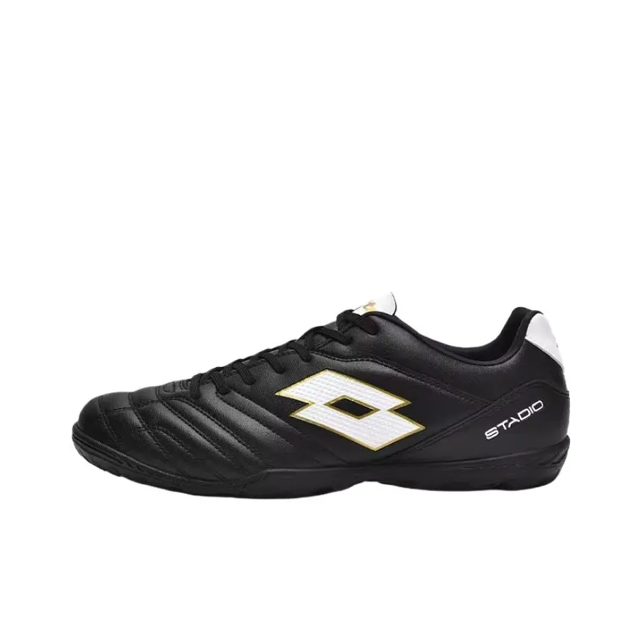 LOTTO SOLISTA Collection Anti Slip Wear Resistant Soccer Shoes Men's Black