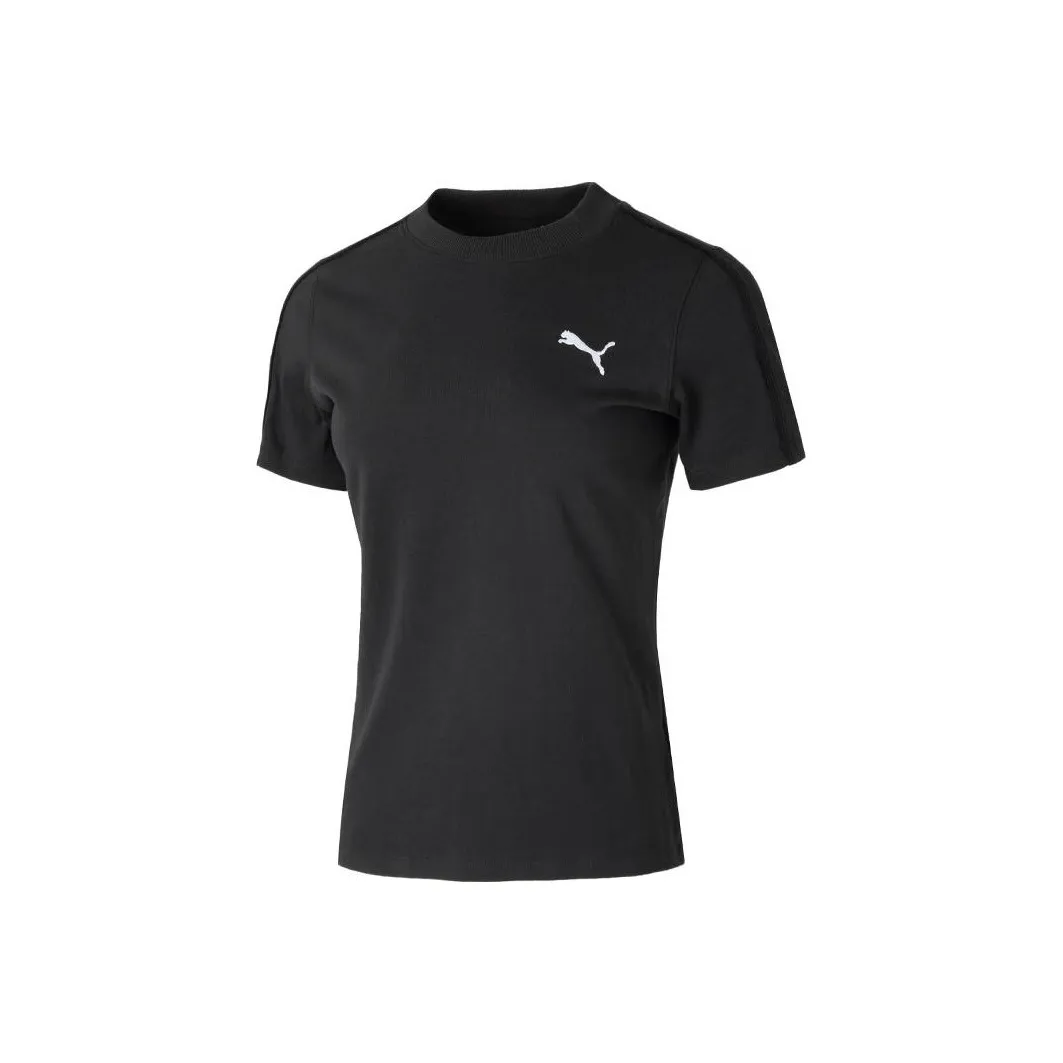 PUMA Set in Sleeve T Shirt Women's Black