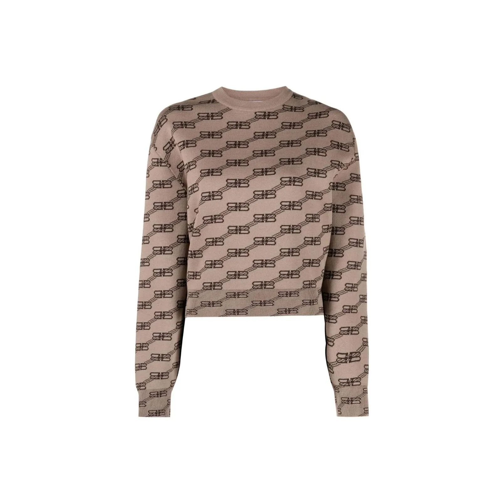 Balenciaga FW22 Свитер Женский Коричневый