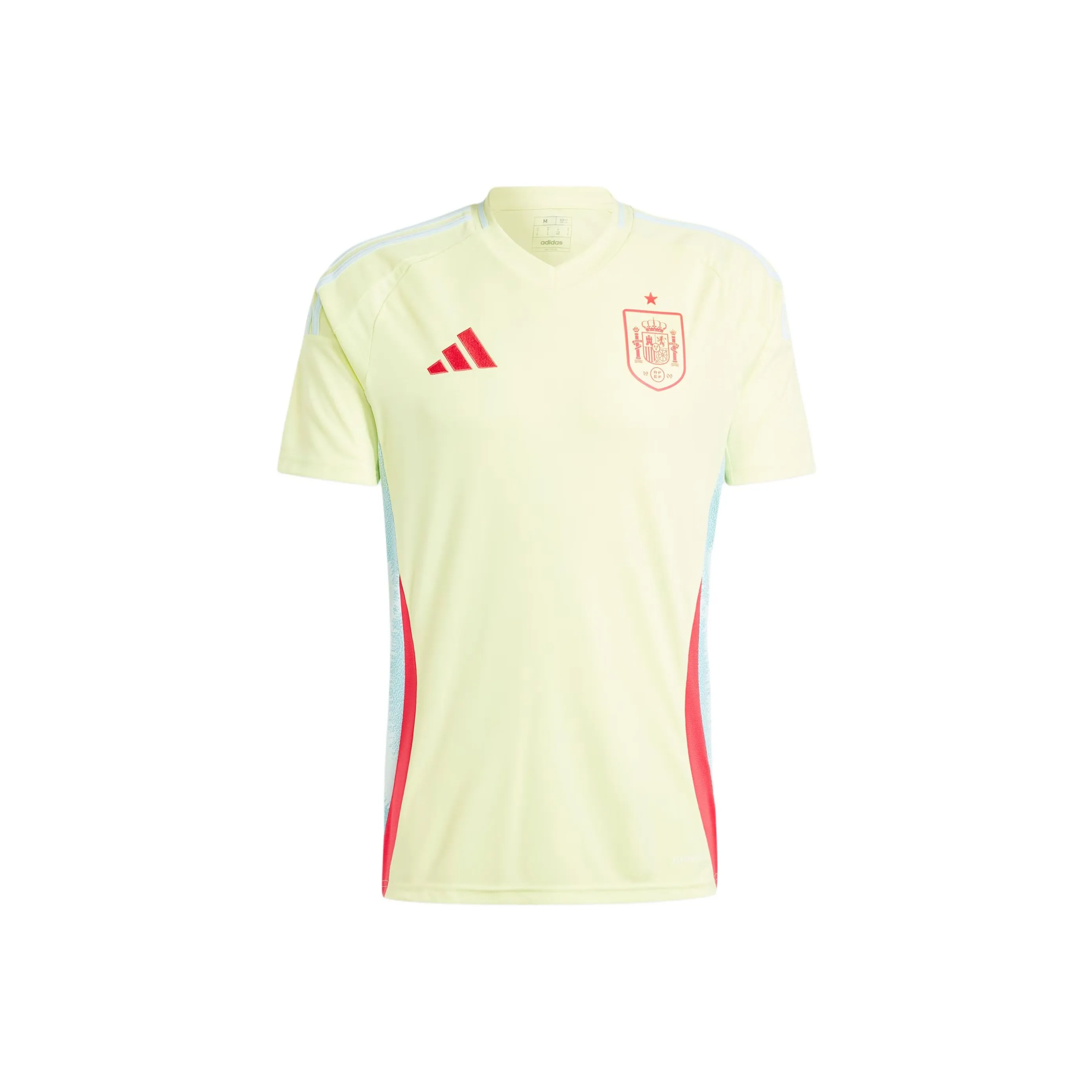 Adidas Spain 24 Away Jersey Футбол Джерси Фанатская версия Команда Испании Away Мужской Желтый