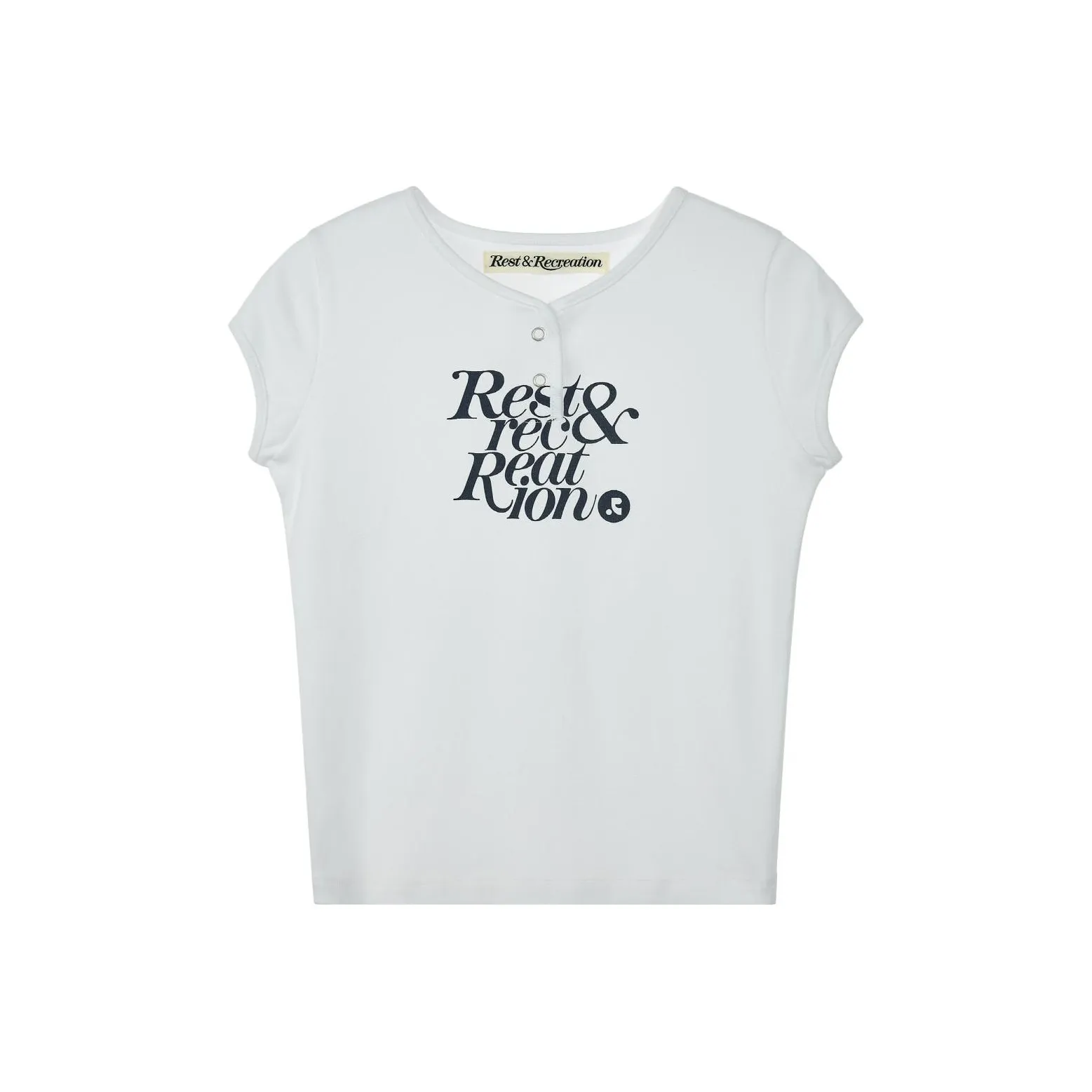 Rest Recreation T-Shirt Женская Белая Белый