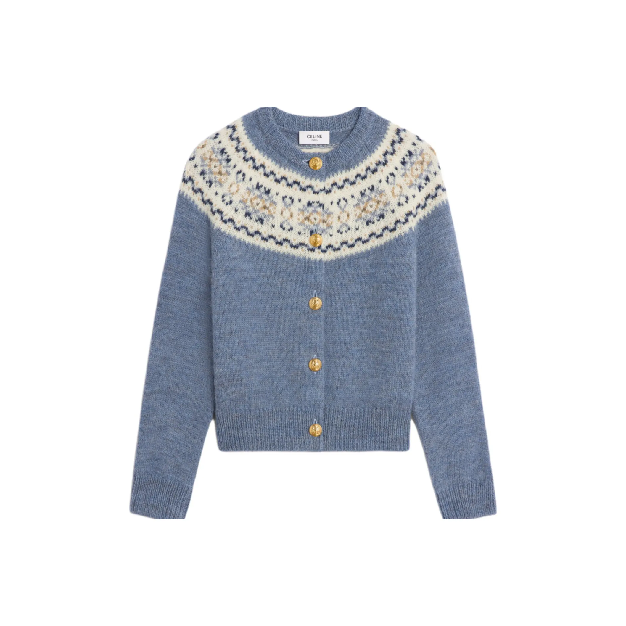 CELINE SS24 Sweater Women's Light Blue