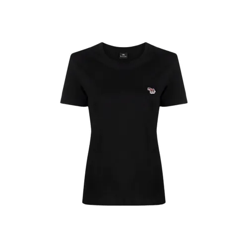 Paul Smith Paul Smith Zebra Logo Series Черные Женские Рубашки T