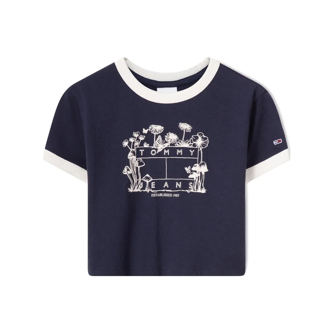Tommy Hilfiger Crop Tops Women's Dark Blue