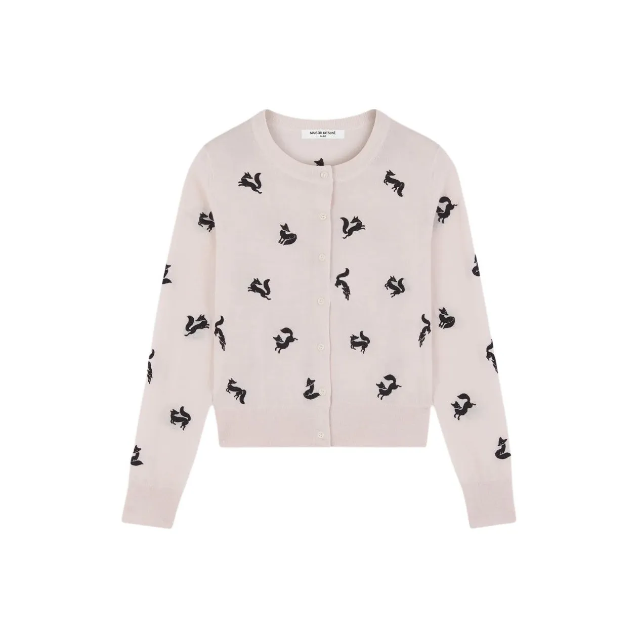 Maison Kitsune FW24 Свитер Женский Хлопковый Цвет