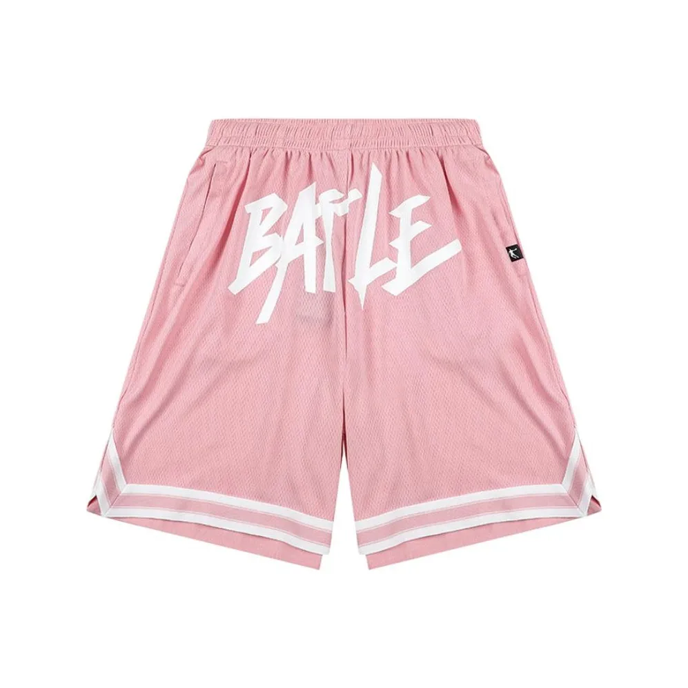 QIAODAN Basketball Shorts Unisex Blossom Honey Powder