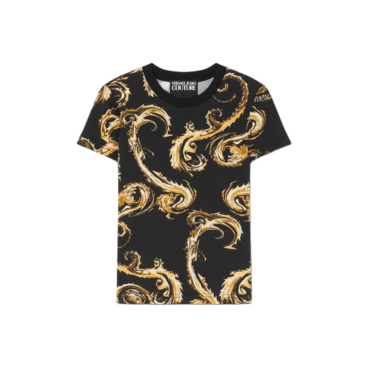 VERSACE JEANS COUTURE Chromo Couture Cotton T shirt