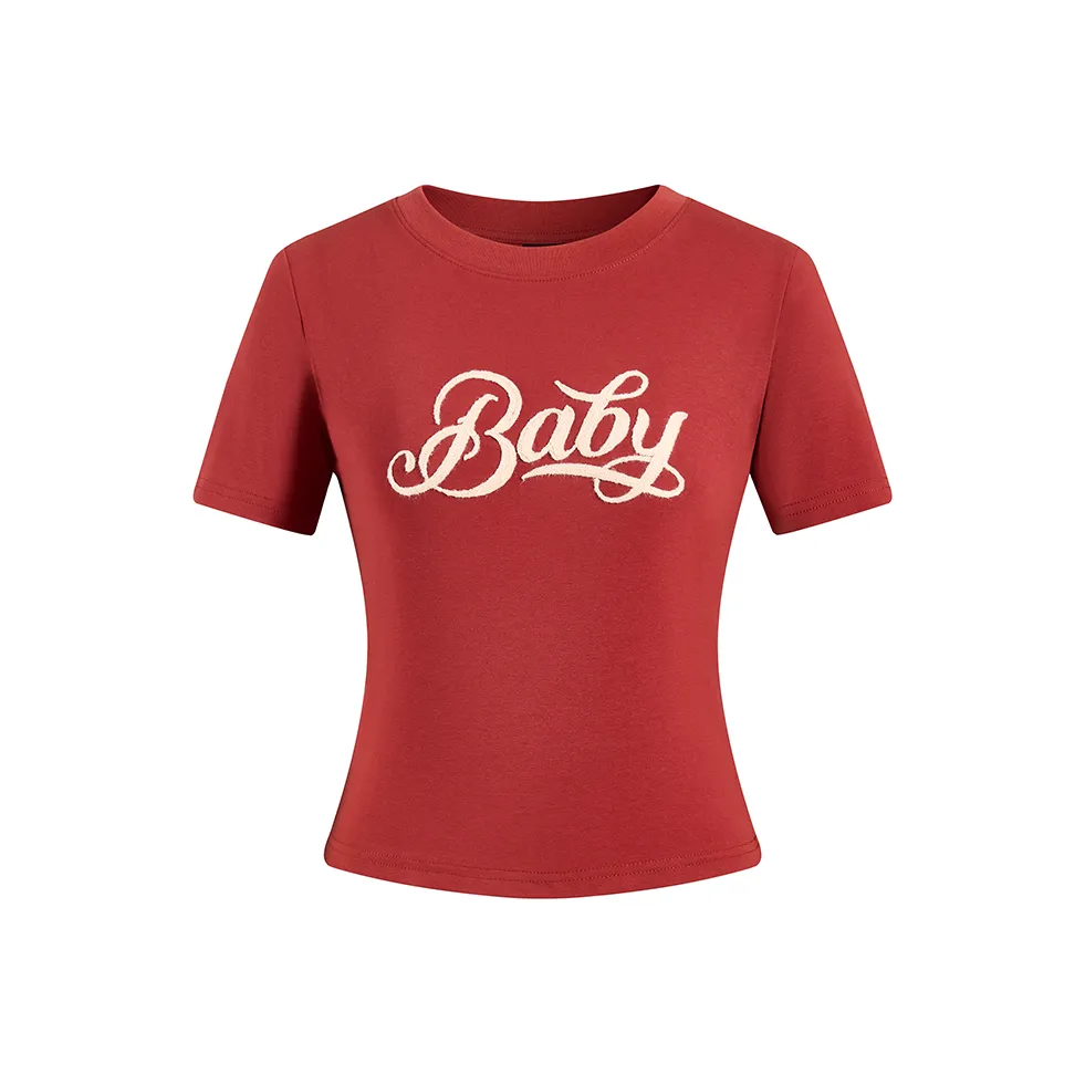 A21 Ржаво-красные Женские футболки