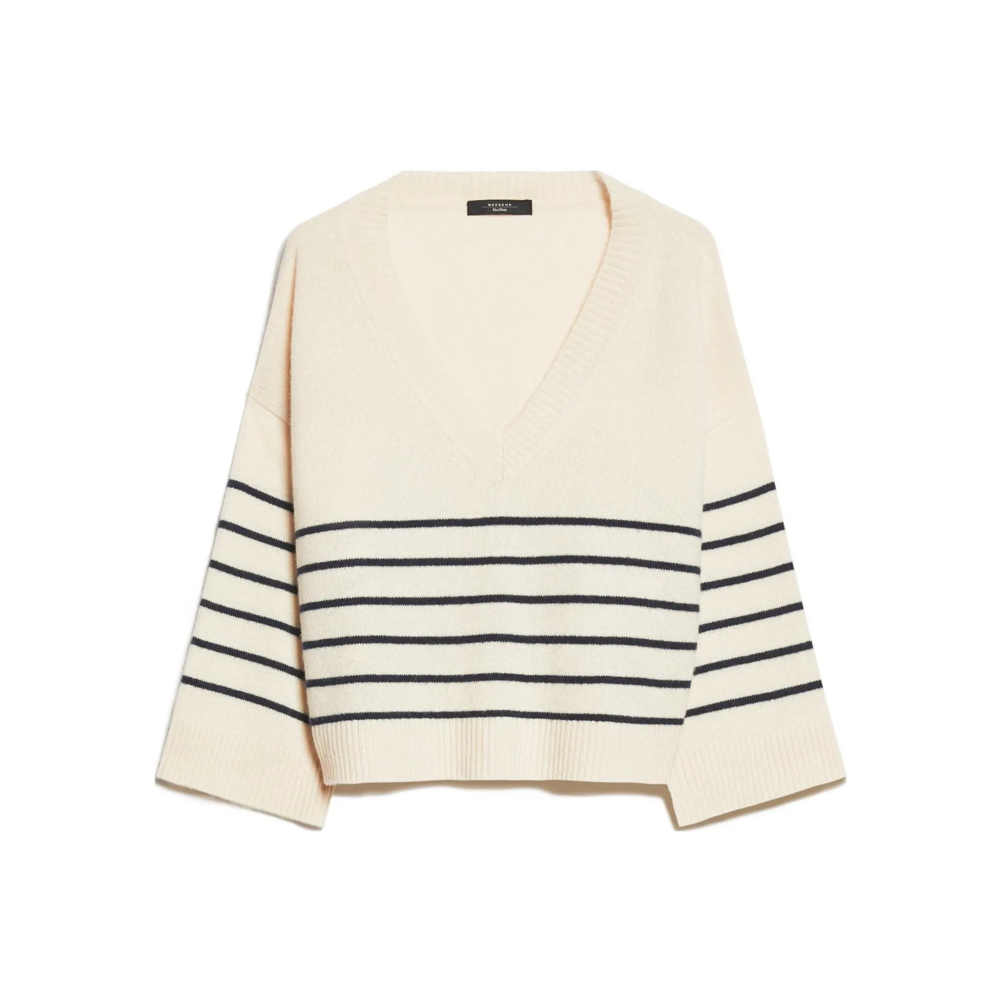 Weekend Max Mara Leva V Neck Drop Shoulder Jumper