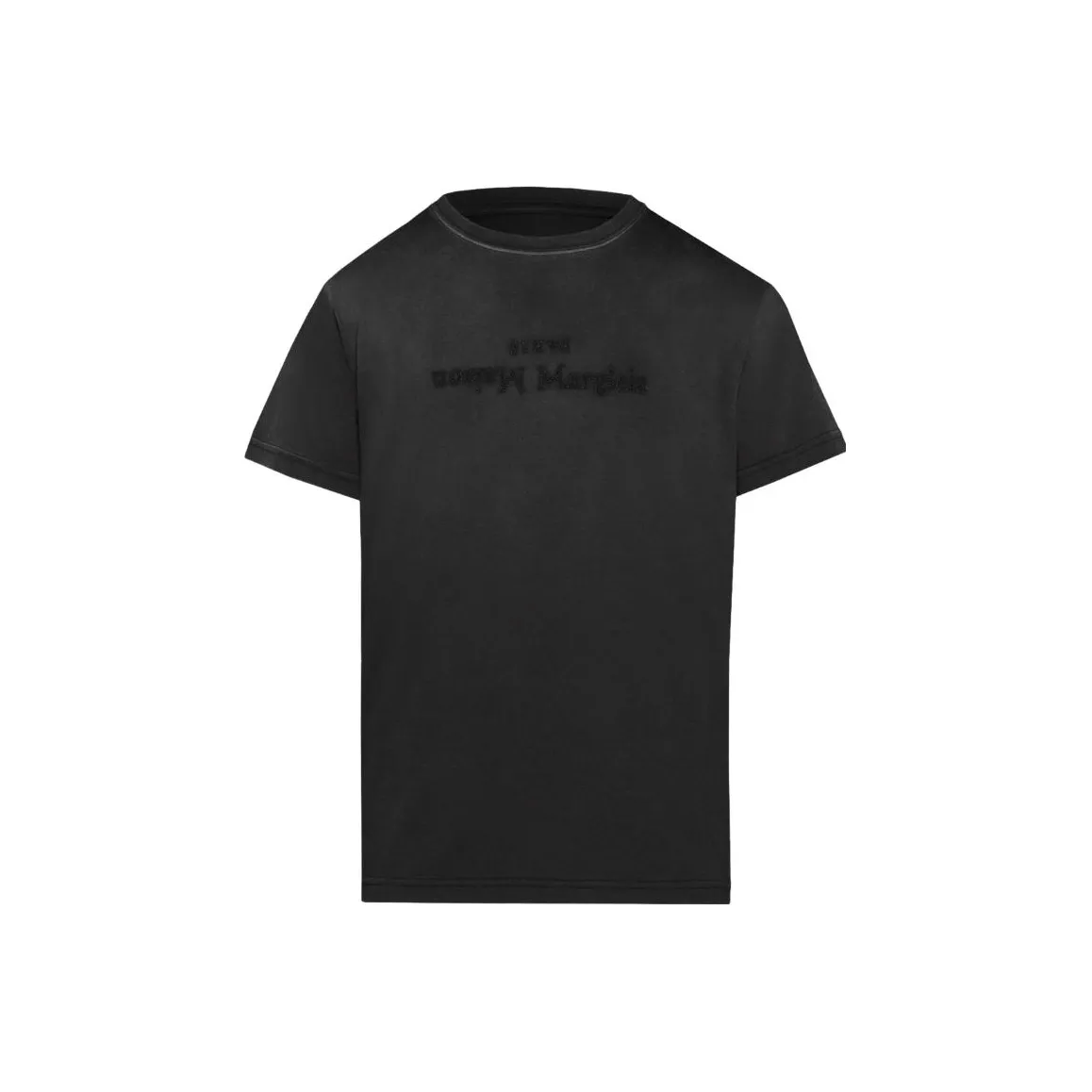 Maison Margiela Reverse Logo Detailed Crewneck T Shirt