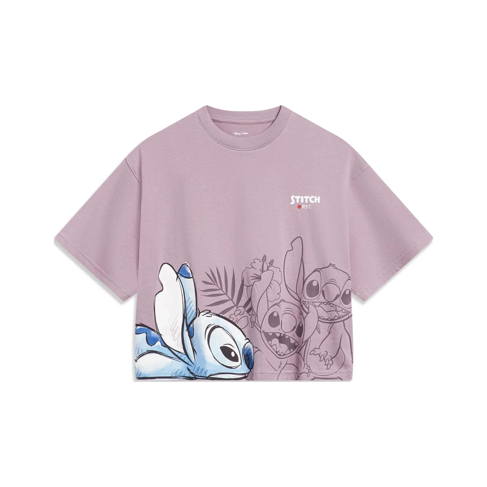 LiNing Disney Crop Top Women's Mystic Purple
