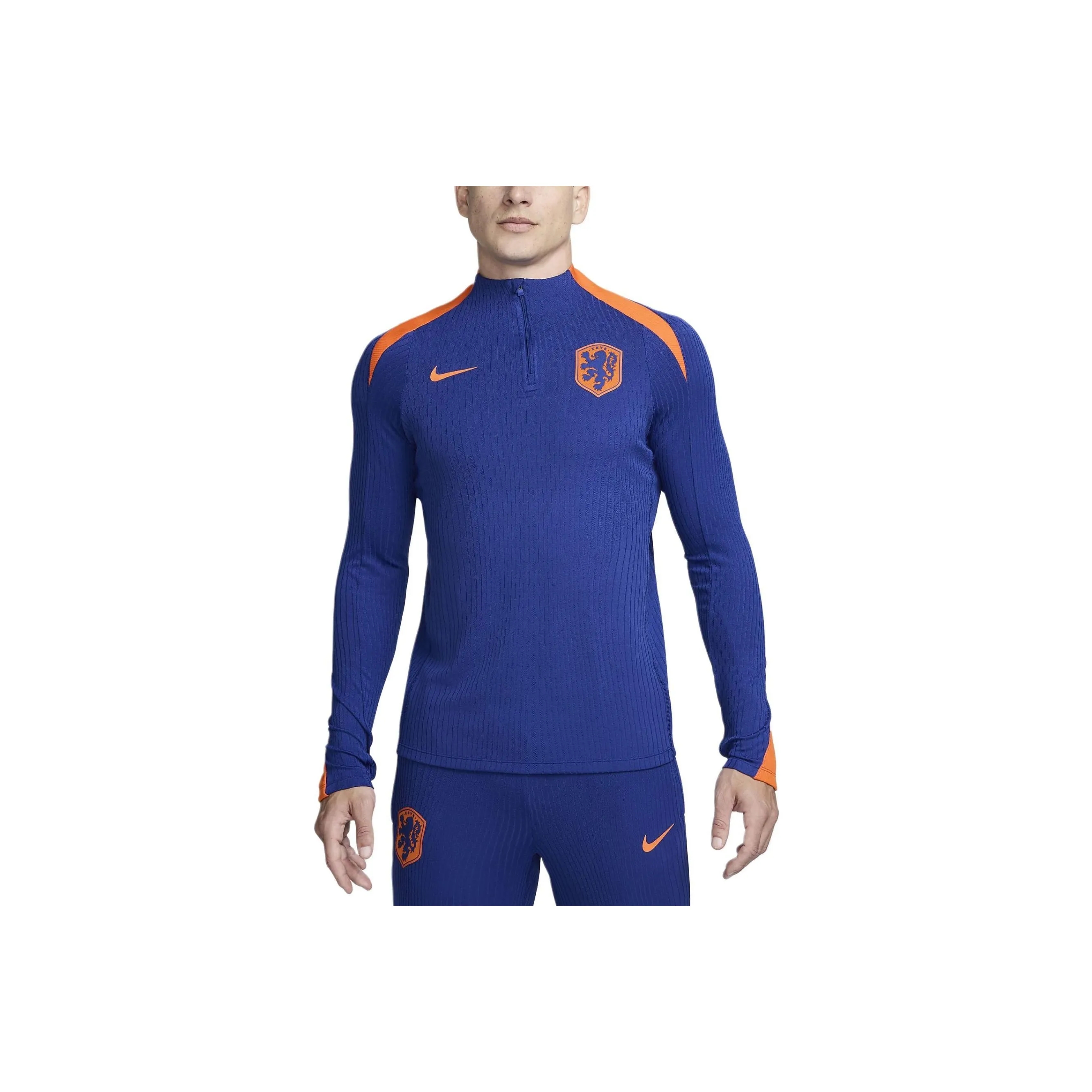 Nike Netherlands Strike Elite Soccer Jersey Men's Dark Royal Blue/Safety Orange/Safety Orange