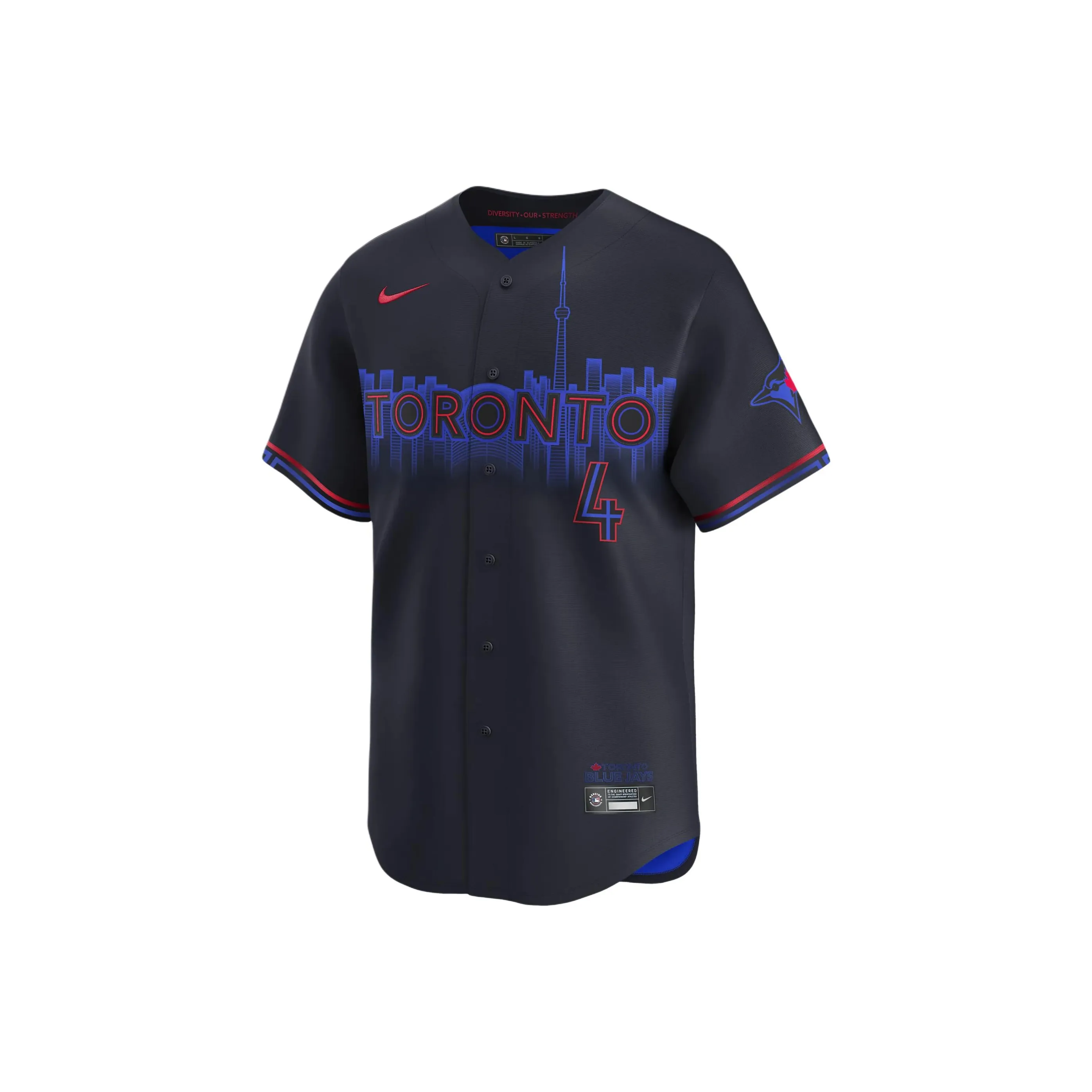 Nike George Springer Toronto Blue Jays City Connect Men's Nike Dri FIT Adv Mlb Limited Jersey
