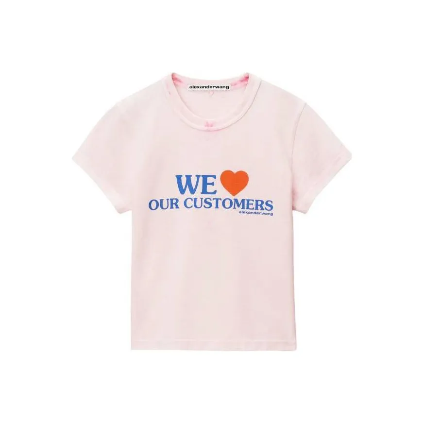 Alexander Wang T-Shirt Женская Розовая