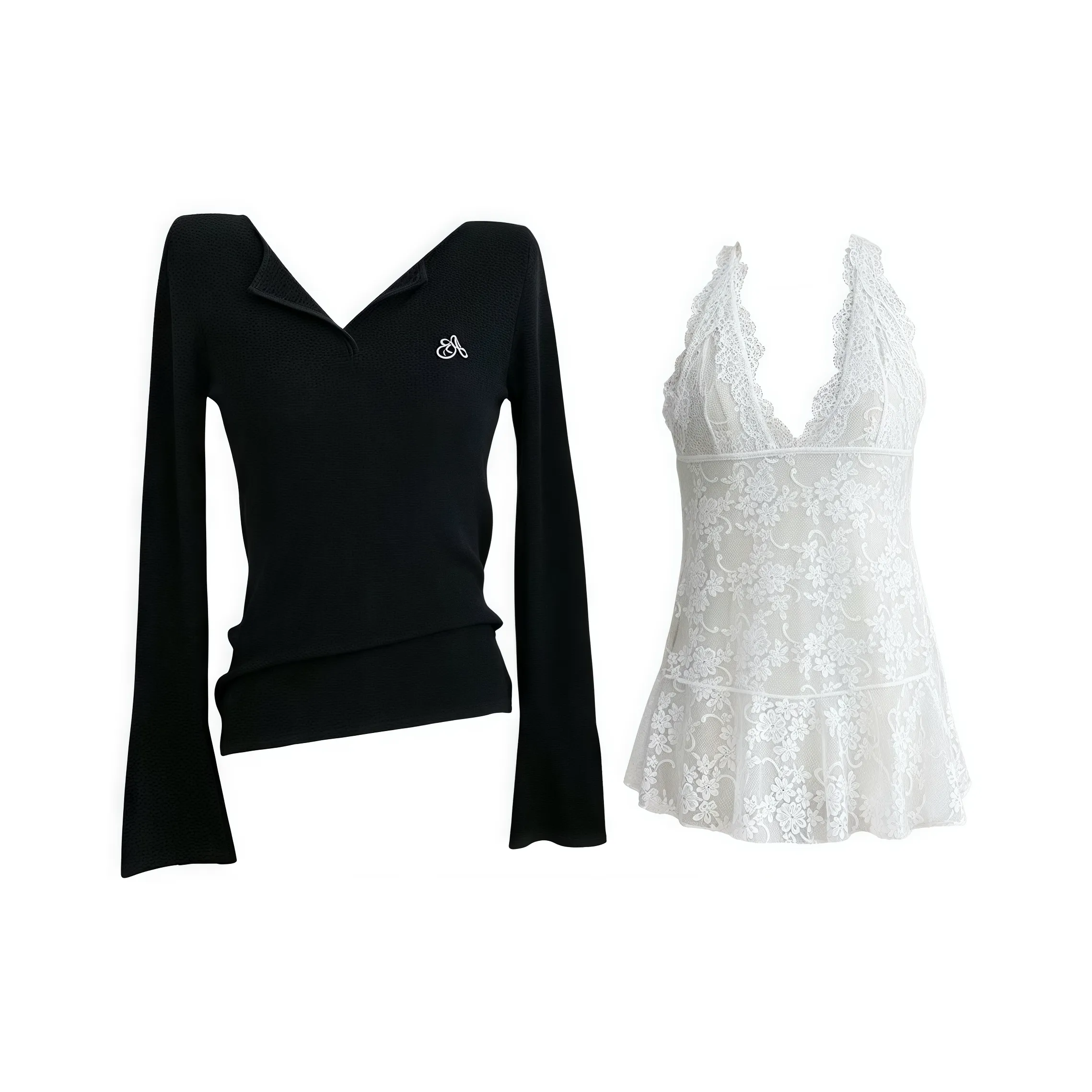 KYKW Комплект с короткими рукавами T-рубашка Женская