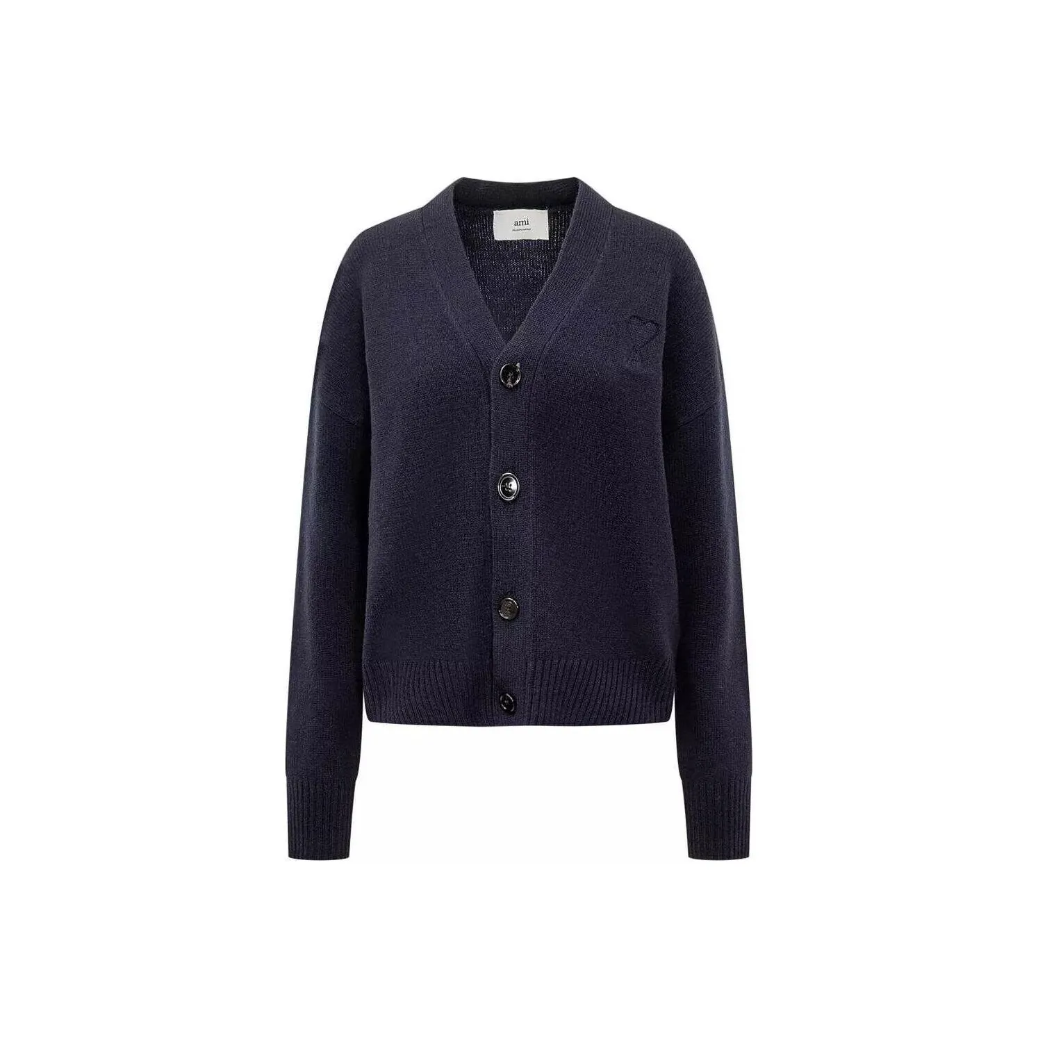 Ami Paris Ami De Coeur Buttton Up Cardigan