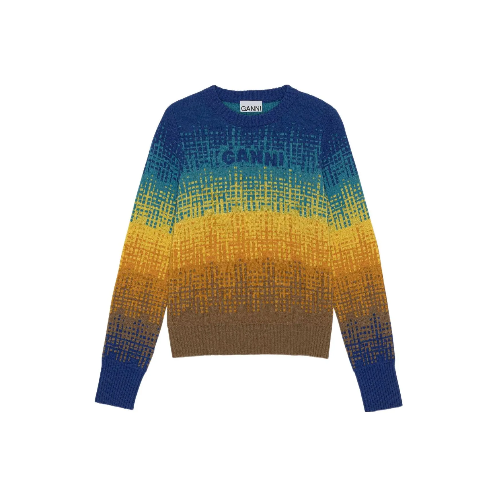GANNI FW22 Свитер Женский Осенний Многоцветный