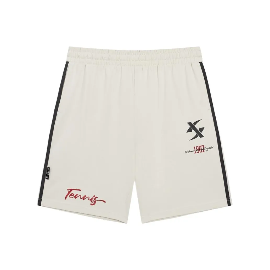 XTEP Casual Shorts Men's Cotton White