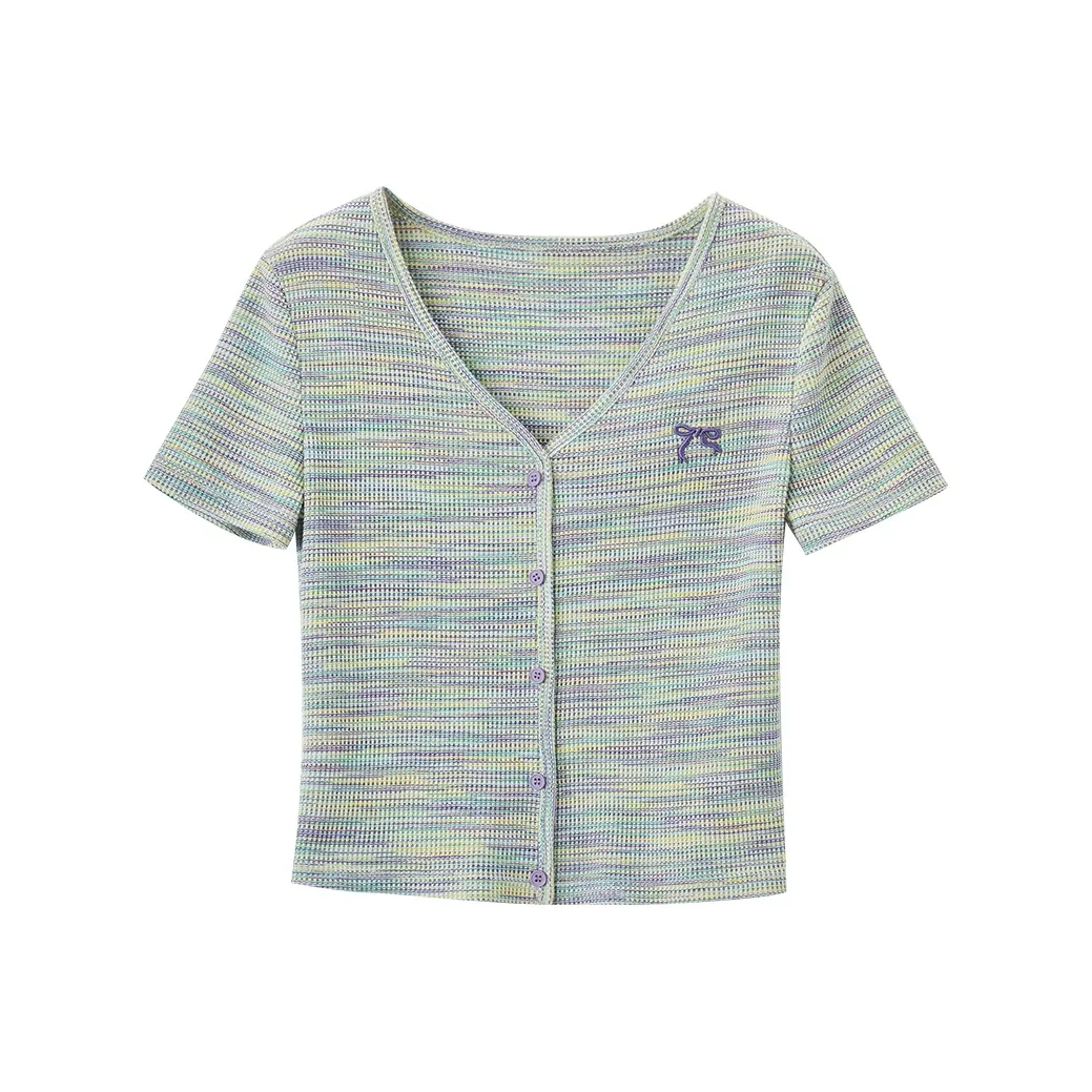 XIANGYING T-рубашка Женская Фиолетовая