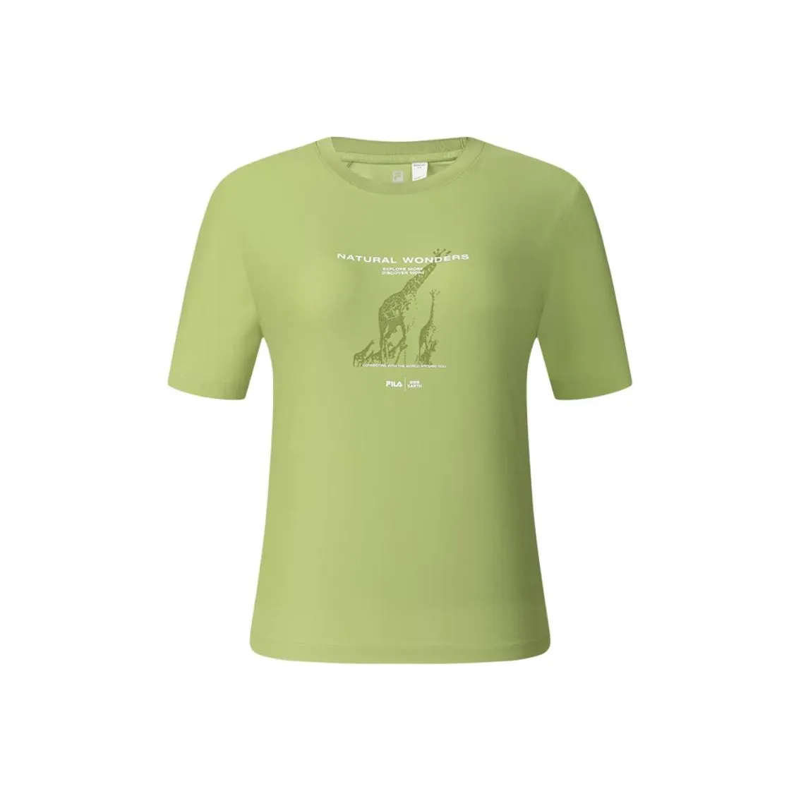 FILA x BBC EARTH T-Shirt Women's Mustard Spicy Powder