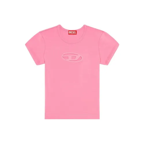 DIESEL Розовые Женские Футболки