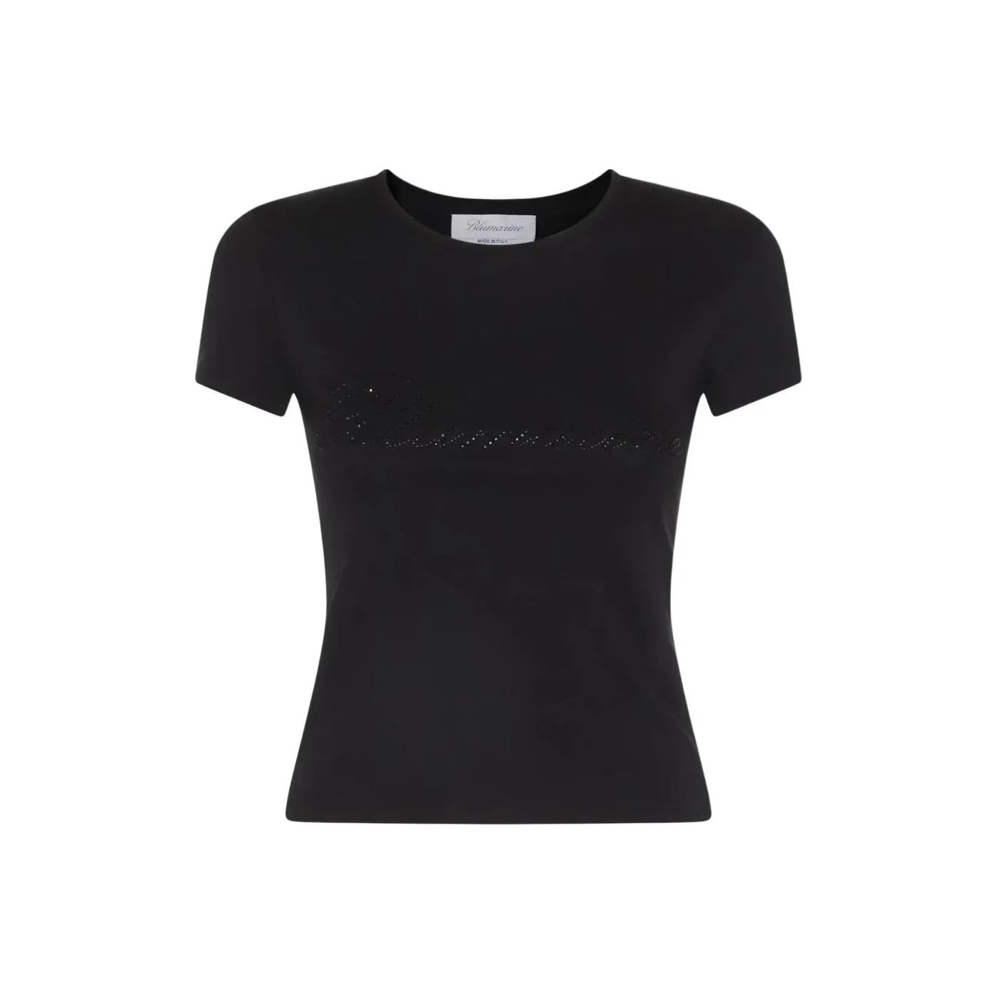 Blumarine Logo embellishment Cotton T shirt
