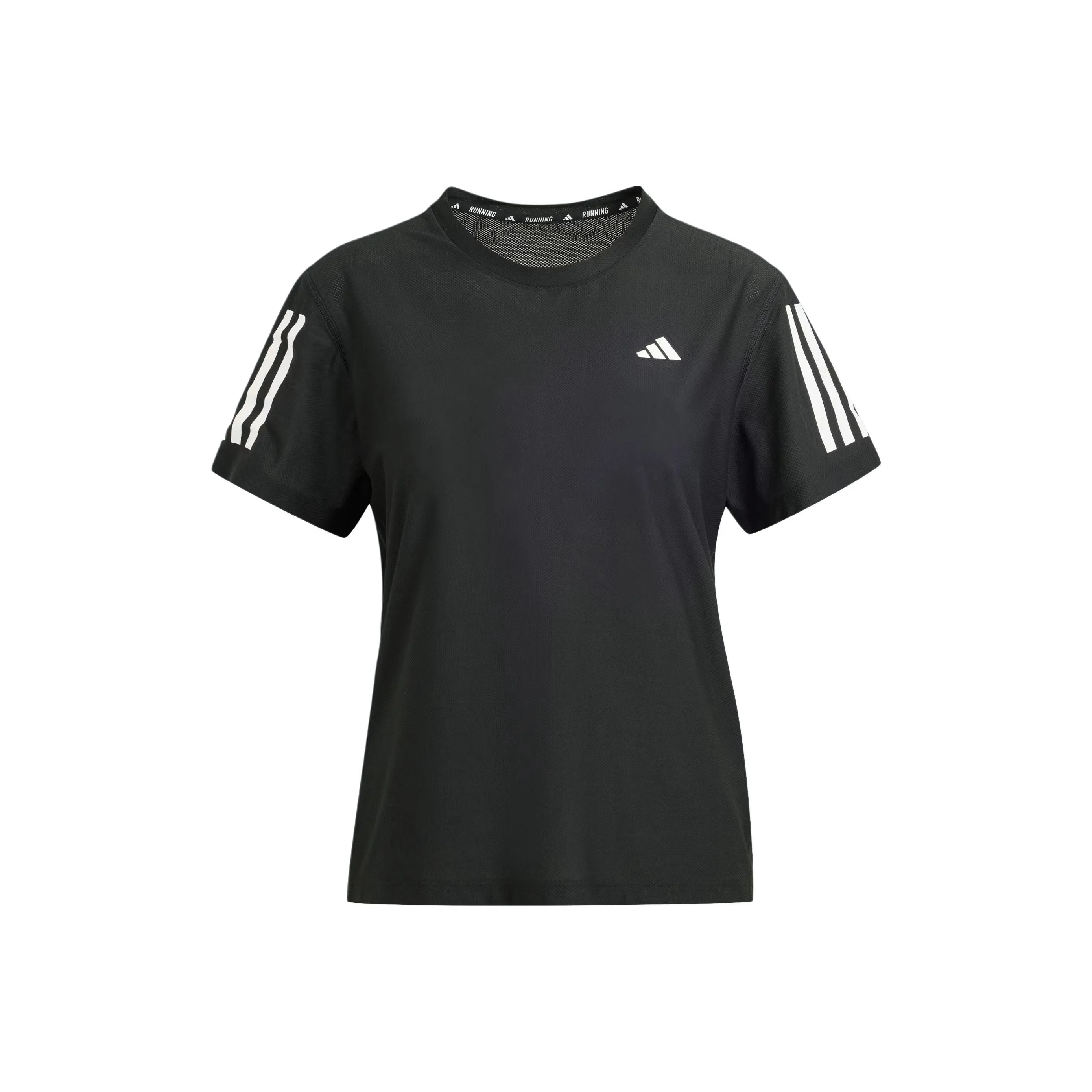 Adidas Рукав с спущенным плечом T-рубашка Женская Черная