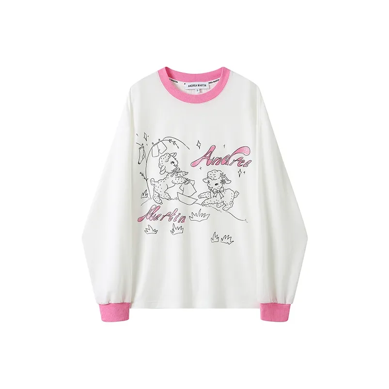 ANDREA MARTIN T-рубашка Женская Белая