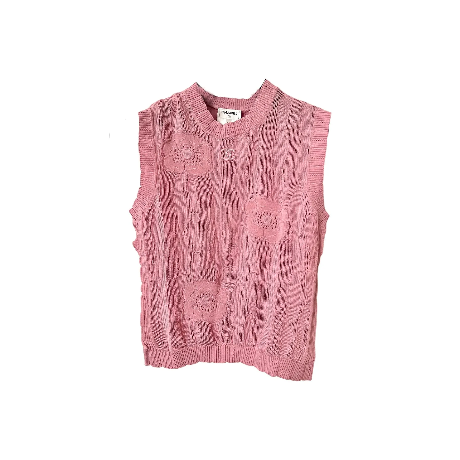 CHANEL SS23 Tank Top Women's Pink