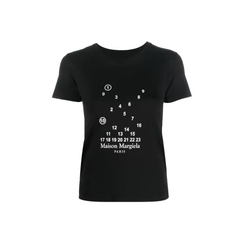 Maison Margiela Черные Женские Т-рубашки