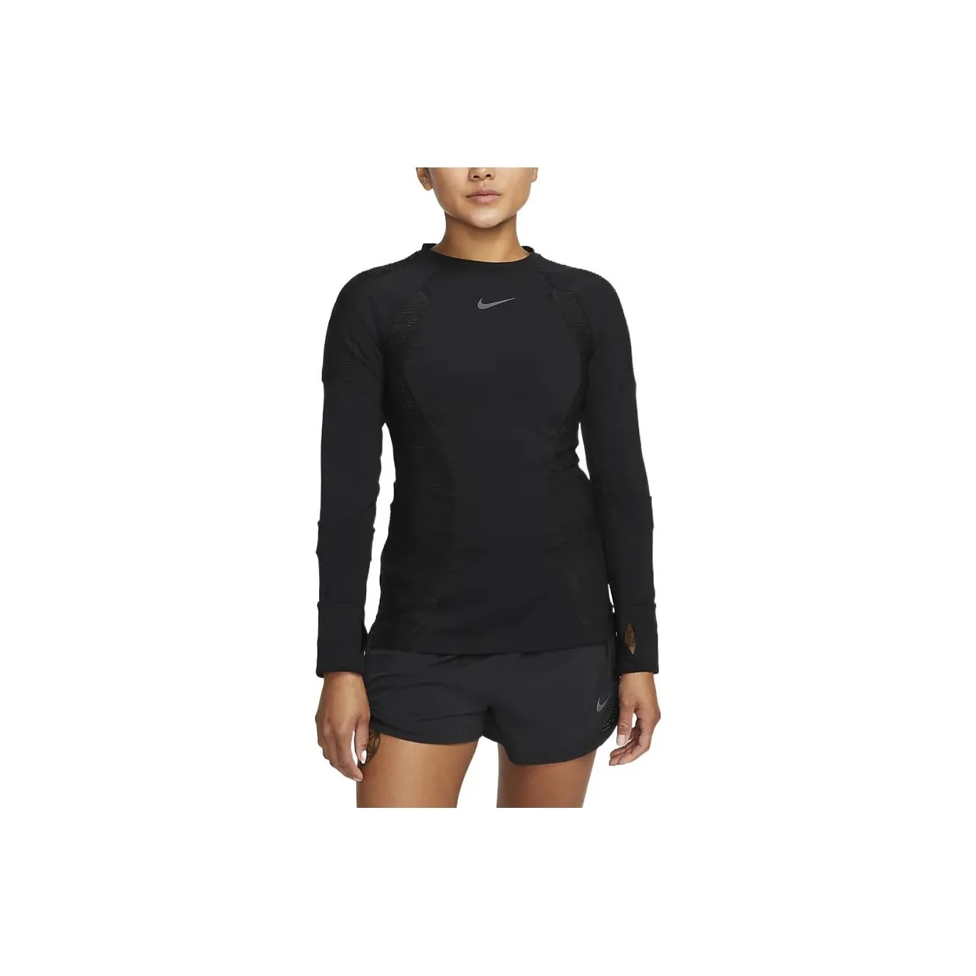 Nike Dri-FIT ADV Run Division Women's Long-Sleeve Running Top Black