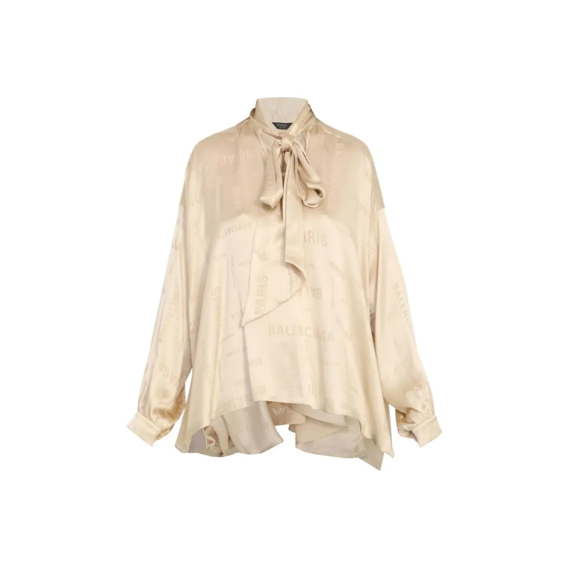 Balenciaga Bal Paris Silk Blouse