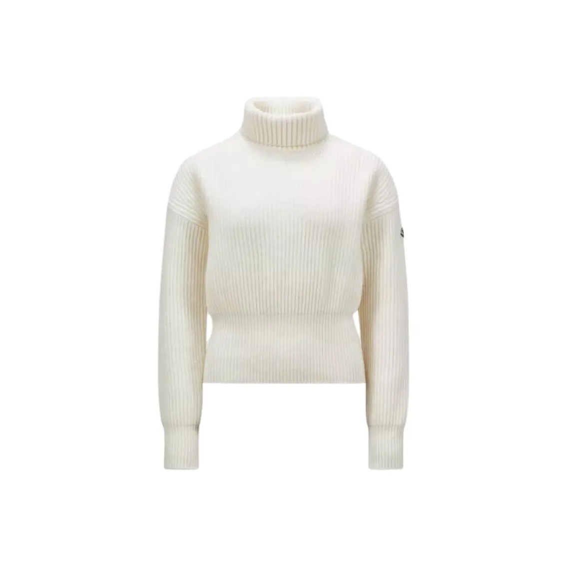 Moncler Logo Patch Roll Neck Sweater