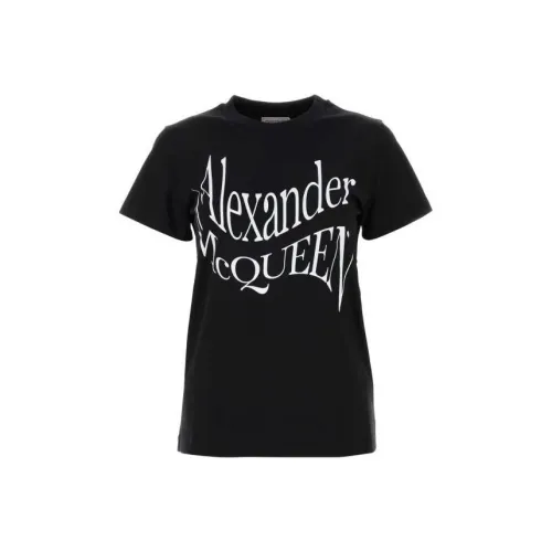 Alexander McQueen Черные Женские Рубашки T