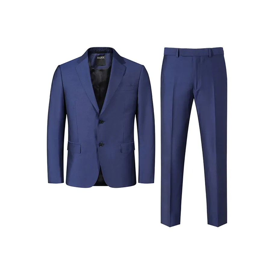 Zegna SS24 Business Suit Men's Workwear Blue