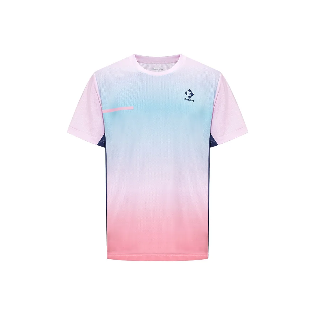 KUMPOO Бадминтон Джерси Мужской Светло-розовый Красный