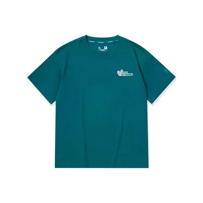 QIAODAN Т-рубашка с оборванным рукавом женская глазурь керамика зеленый