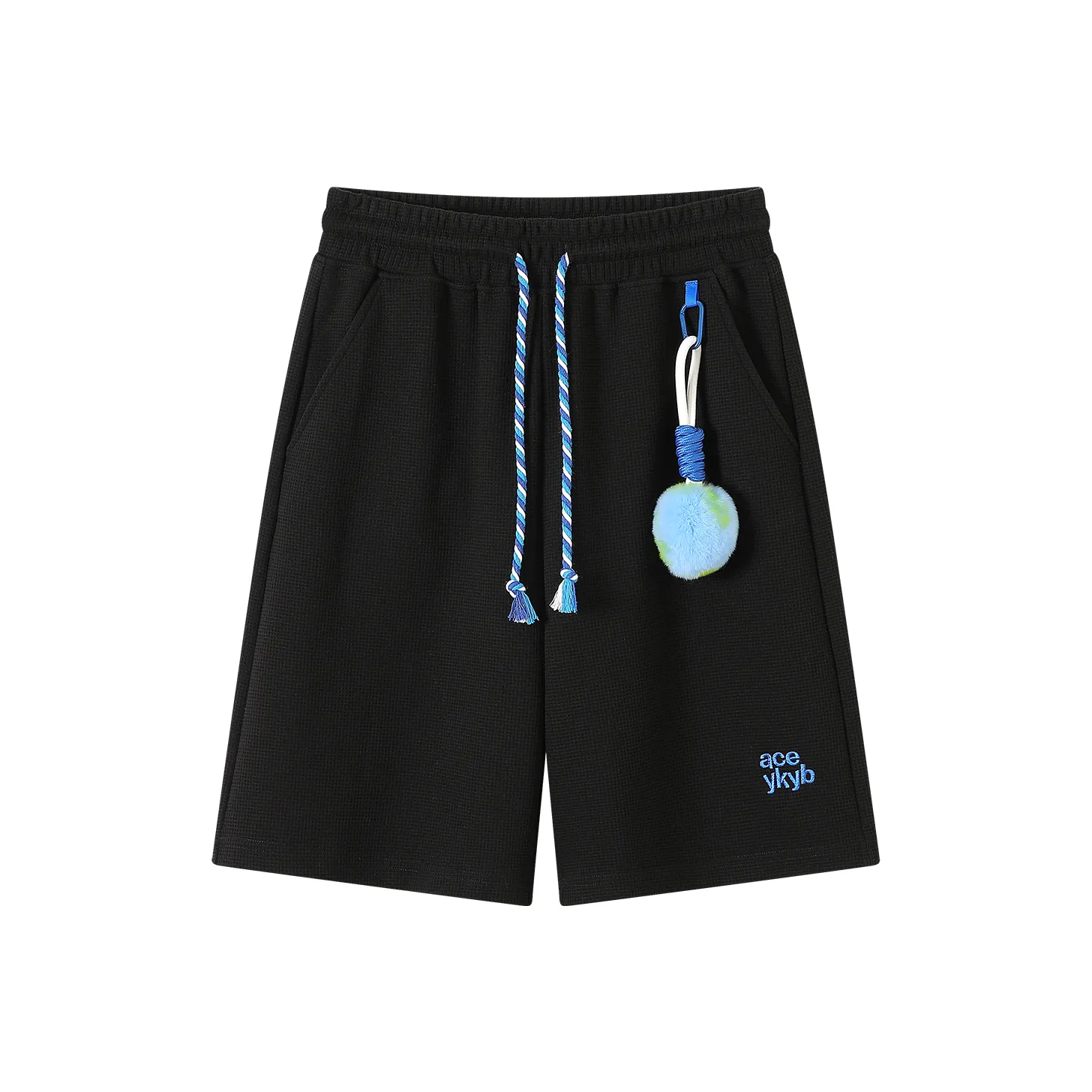 YK&YB Casual Shorts Unisex Black