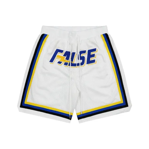 False Perception Белые Унисекс Повседневные шорты