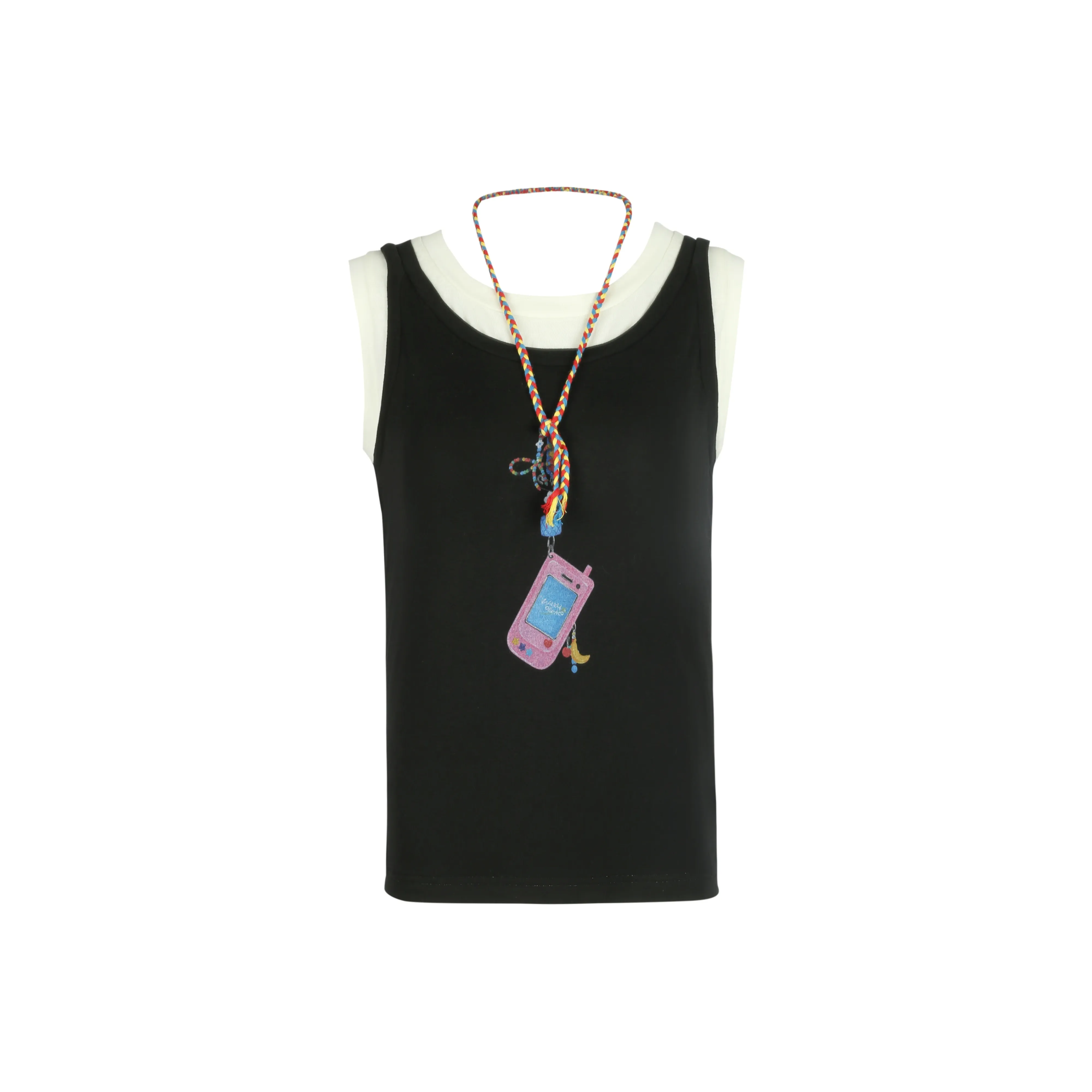 Valeria Obbaco Майка Женская Черная