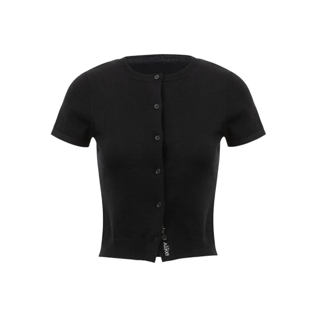 Rarely Alike Короткий рукав Кардиган T Рубашка Женская