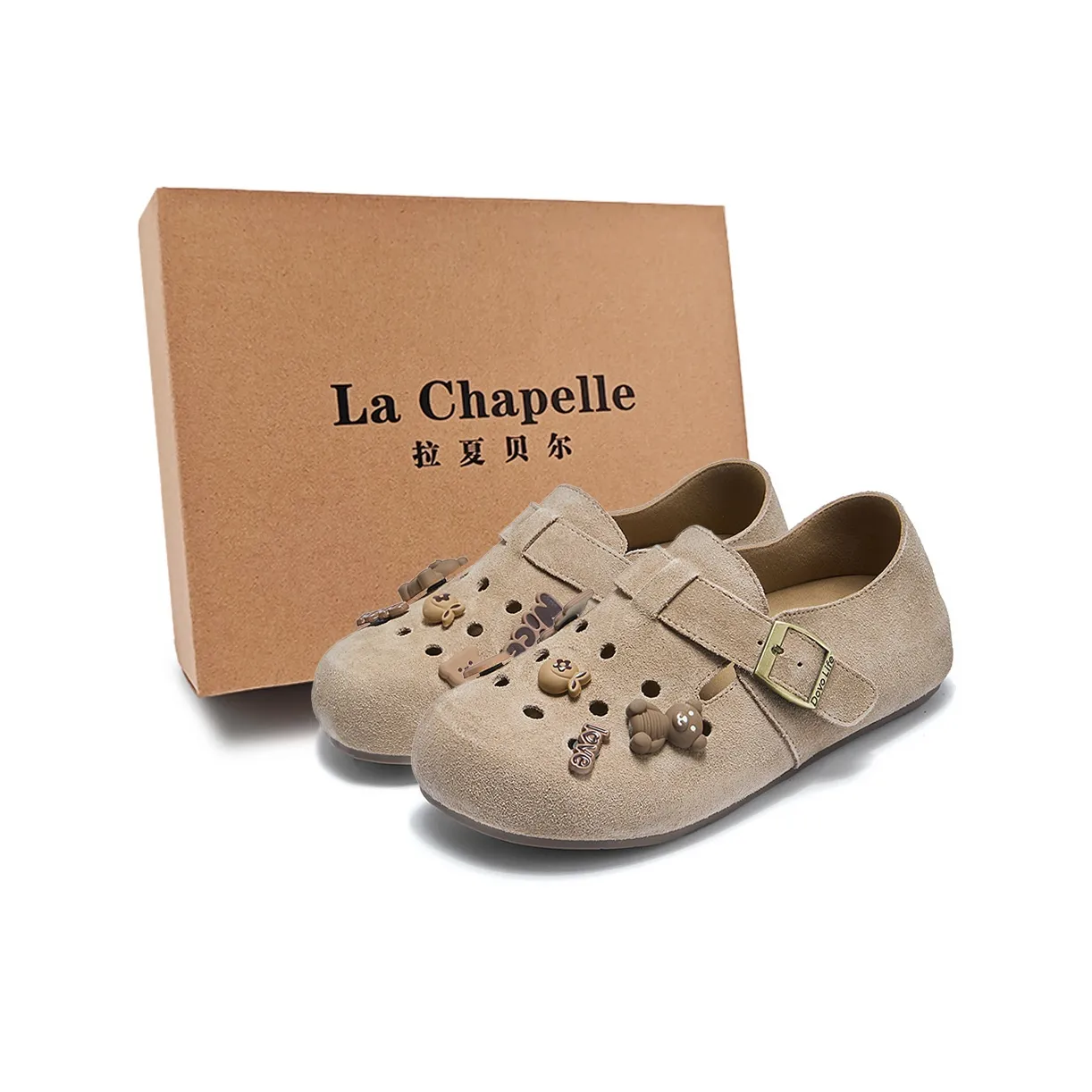 La Chapelle Birkenstock Стиль Обувь Низкий Топ Песочный Женский