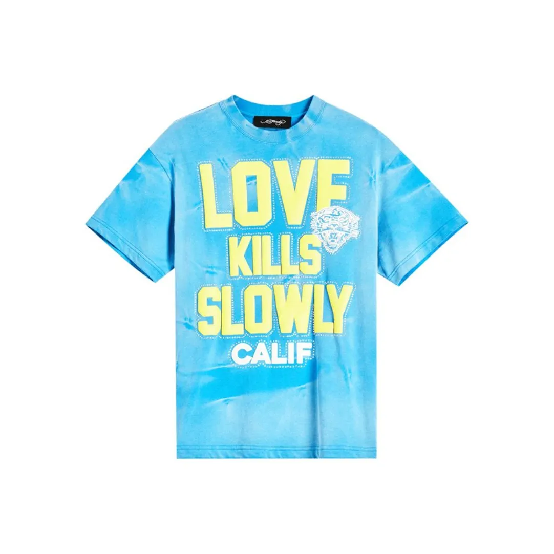 Ed Hardy T-Shirt Женская Malibu Blue