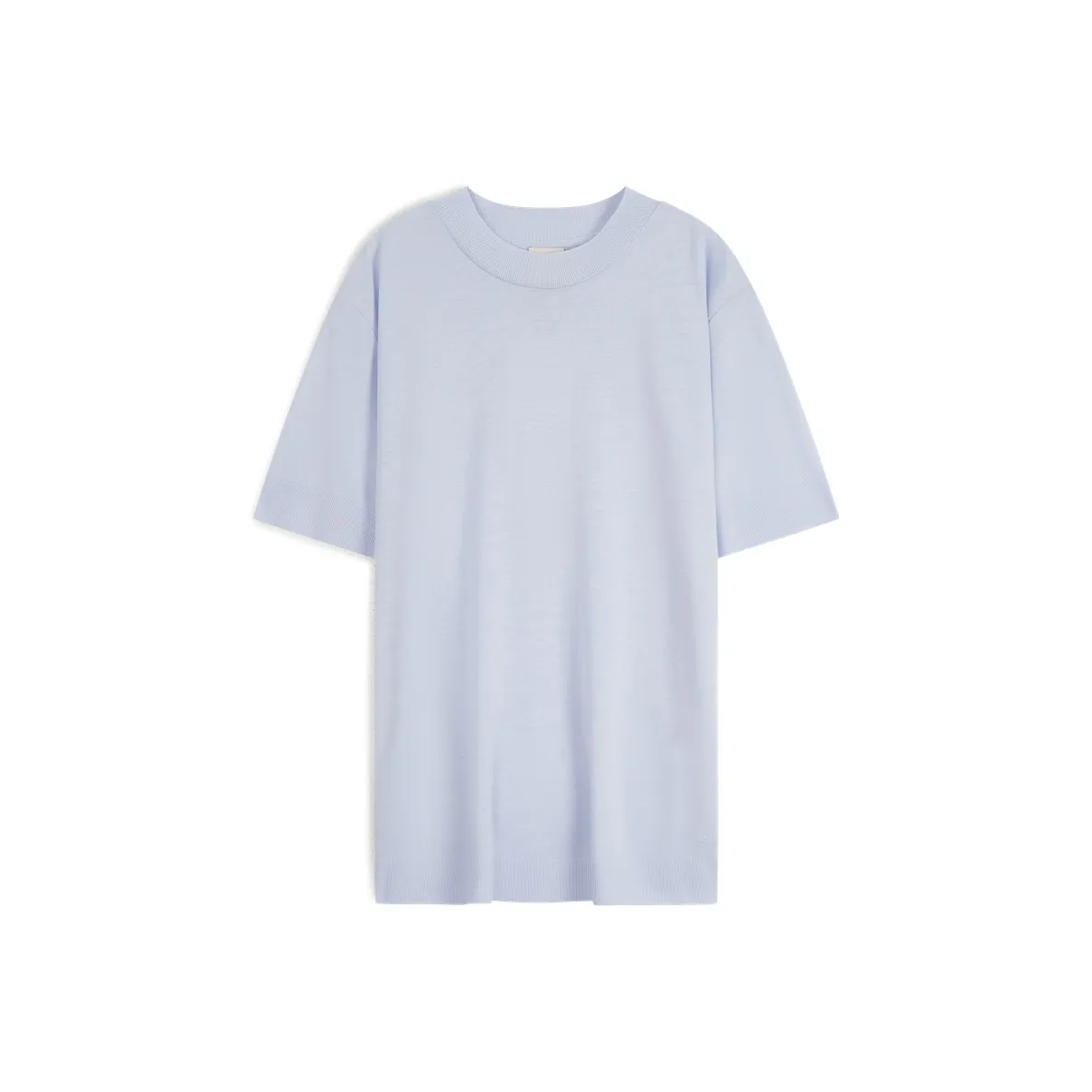 CALVIN KLEIN Drop Shoulder Sleeve T Shirt Women's AY9 Misty Blue