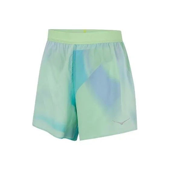 HOKA ONE ONE SS25 Спортивные шорты Мужские Циановый с принтом Apple